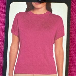 Banana Republic Fuchsia Short Sleeve Tee